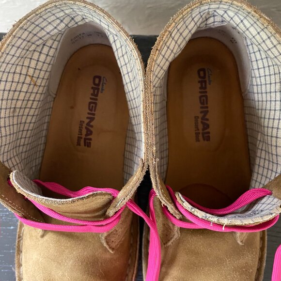 Clarks chukka boots, suede size 5.5 - Picture 3 of 9